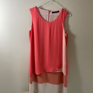 BCBGMAXAZRIA Haley Dress in Pink Red